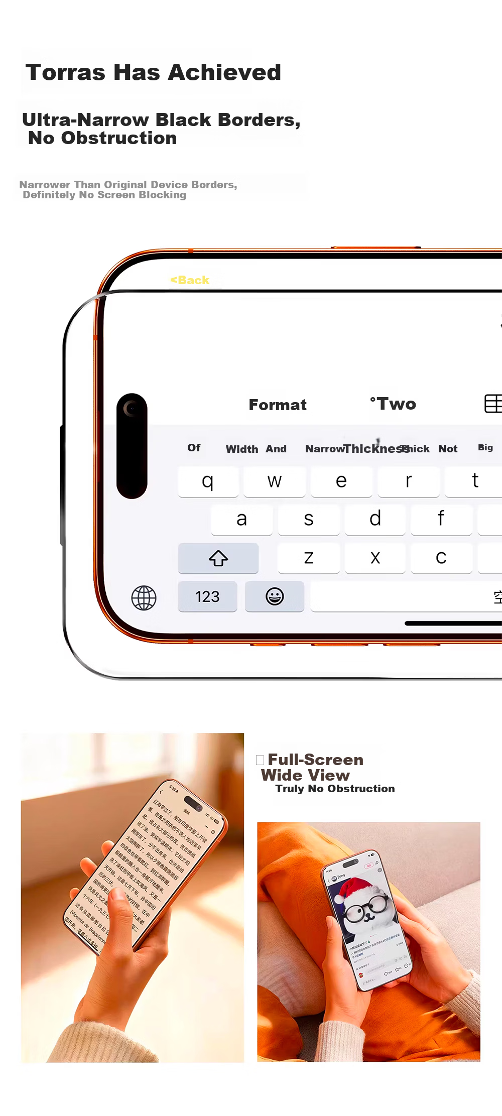 Torras Titan Crystal Diamond Screen Protector [AR Anti-Reflection] for iPhone 16 Pro Max Tempered Glass Film, High-Definition Full Coverage Anti-Fingerprint Phone Screen Protector for Apple 16 Pro Max 14