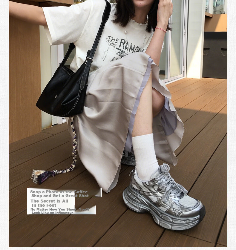 CAMEL Silver Moon Outdoor Dad Sneakers Thick Sole Casual Shoes L24A255753W Beige/Gold/Pink (Women's Breathable Mesh) Size 35 11