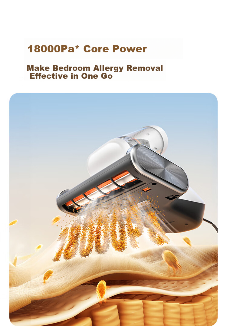 UWANT Small Bag Mite Removal Vacuum Cleaner with Self Dust Collection, 60 Days No Dust Emptying, High-Temperature Sterilization, 3-in-1 Home Mite Removal Bed Vacuum Cleaner, 618 Price Guarantee 8