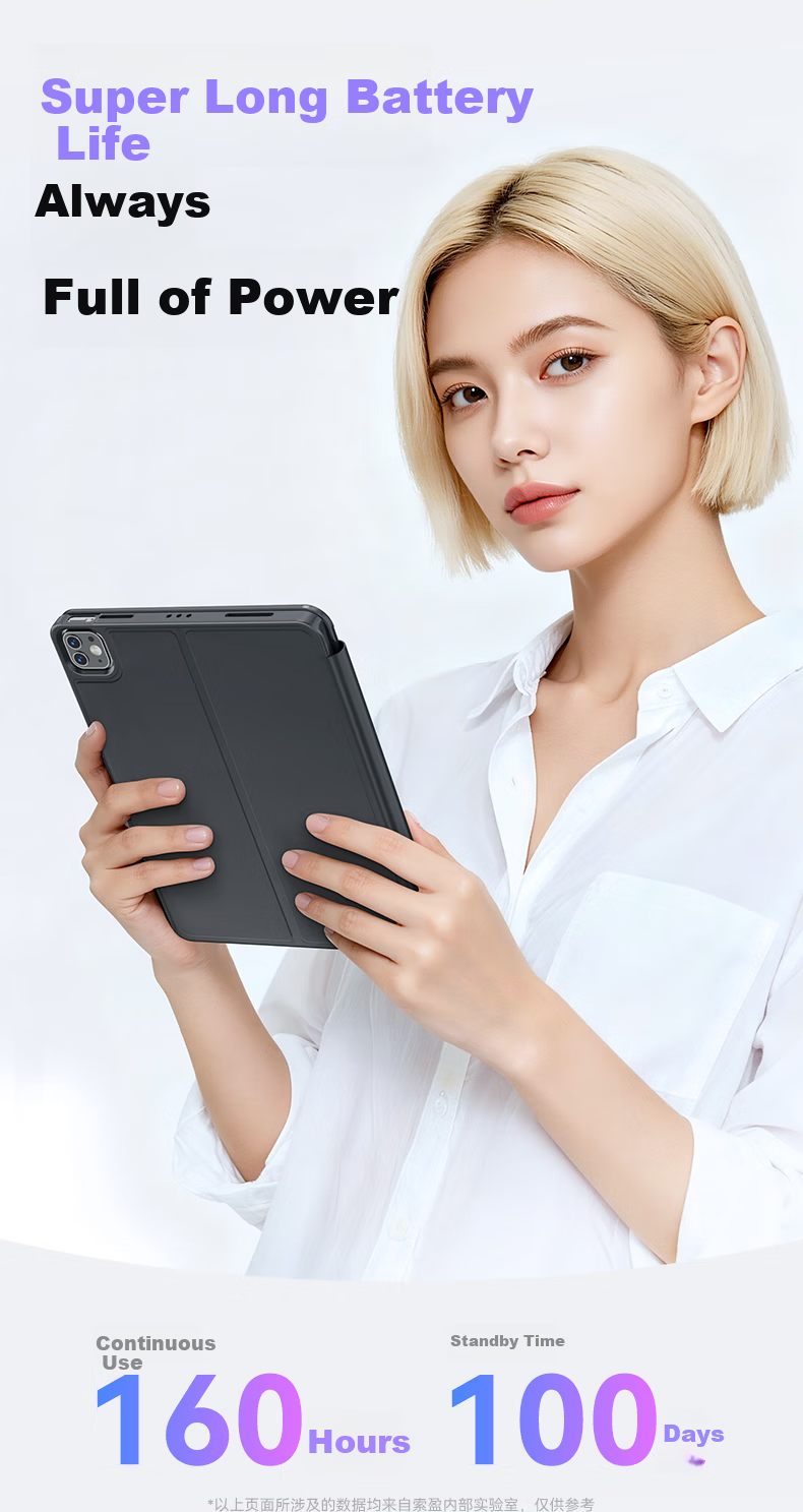 Suoying Ultra Lightweight iPad Air 8/7/6 Keyboard Protective Case Integrated Magic Keyboard Apple Tablet Bluetooth Keyboard and Mouse Set 12.9 Inch 2026/25/24 14