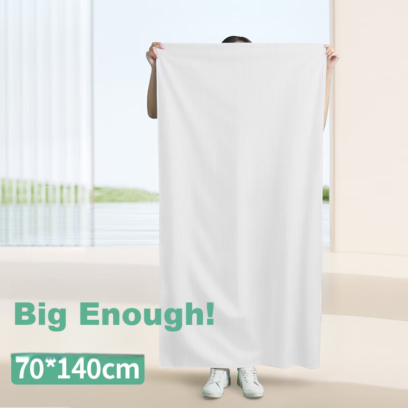 COTTON SHOOTS Disposable Bath Towels 70*140cm 5-Pack Thickened Portable for Hotel Travel Business Trip