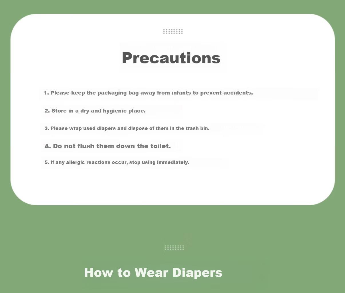 October Crystal Baby Mild Acidic Diaper Ultra-Thin Ultra-Soft Breathable XXL Size 36 Pieces 11