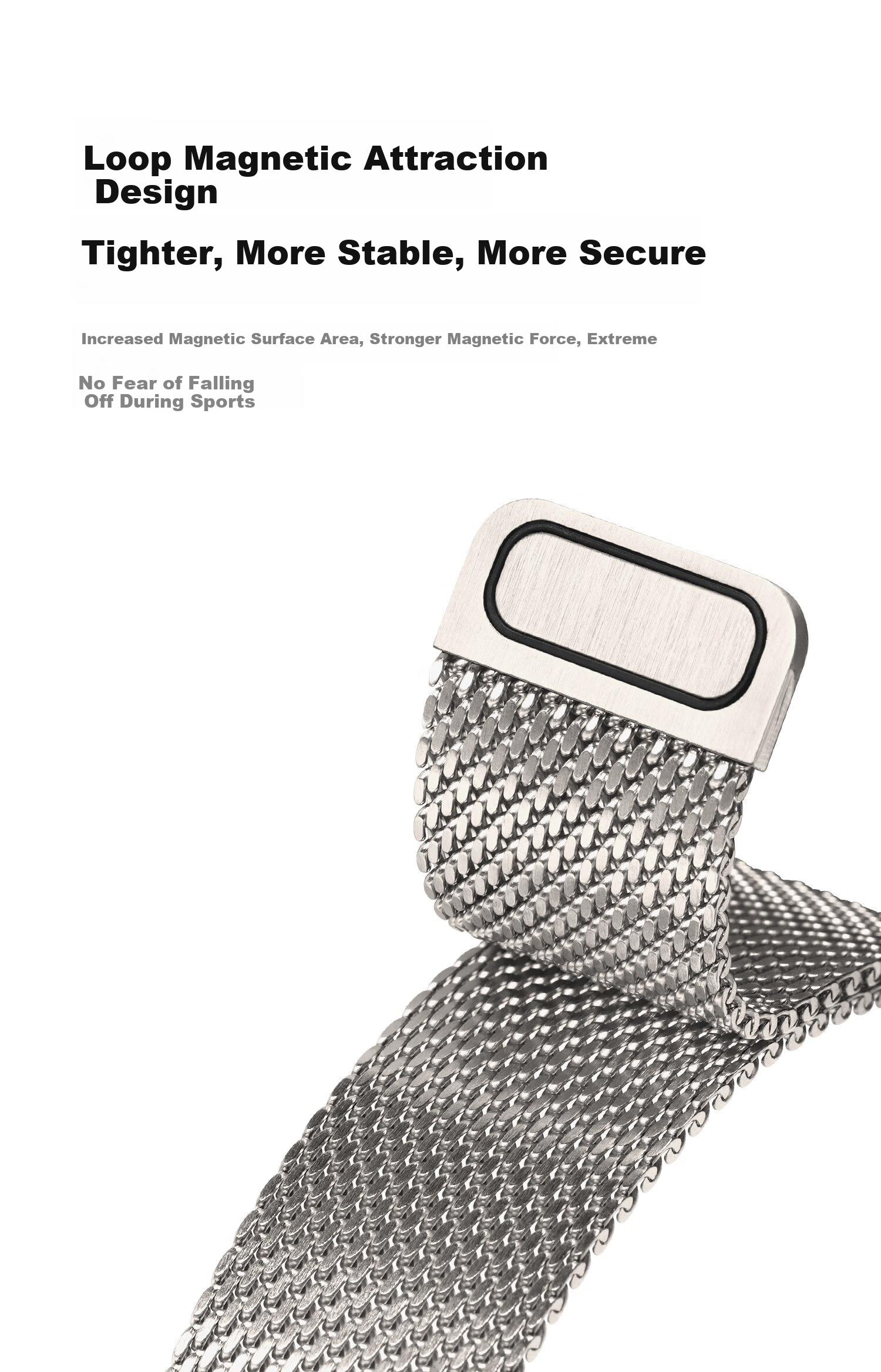 Biaodaige Compatible with Apple S12 Watch Band, S11 High-End Style IWatch S10/9/8/7 Milanese Loop, Apple Watch Ultra 2/3/1SE Stone Plate 6
