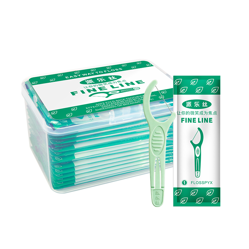 Plackers Ultra-Fine Dental Floss Picks, Individually Wrapped, Adult Family Pack, Round Thread, 60 Pieces