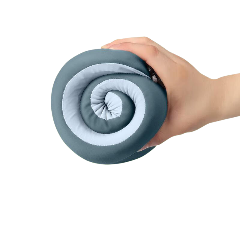 HUIDUODUO U-Shaped Neck Pillow Travel Portable Foldable U-Shape Neck Support Pillow for Airplane High-Speed Train Nap Essential