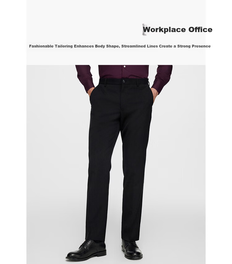 G2000 Comfortable Draped Soft Business Commuter Men's Dress Pants for All Seasons 4