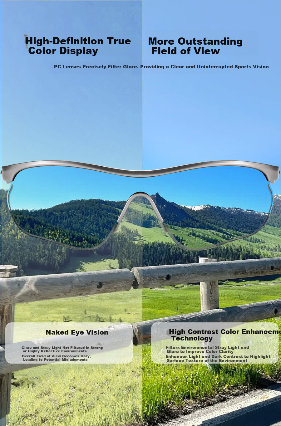 Kaperni Women's Mountain Climbing Goggles UV Protection Outdoor Cycling Sports Sunglasses 520 Gift for Girlfriend 3