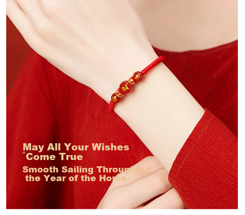 Benming Tang Red String Bracelet for Women Zodiac Year Protection Talisman Good Luck Gift for Gaokao Birthday Present for Girlfriend 15