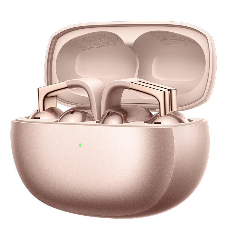 HONOR Earbuds Pro Clip-On Earphones Li Yunrui Edition Bluetooth Earphones Shining Dual-Track Studs Rose Gold