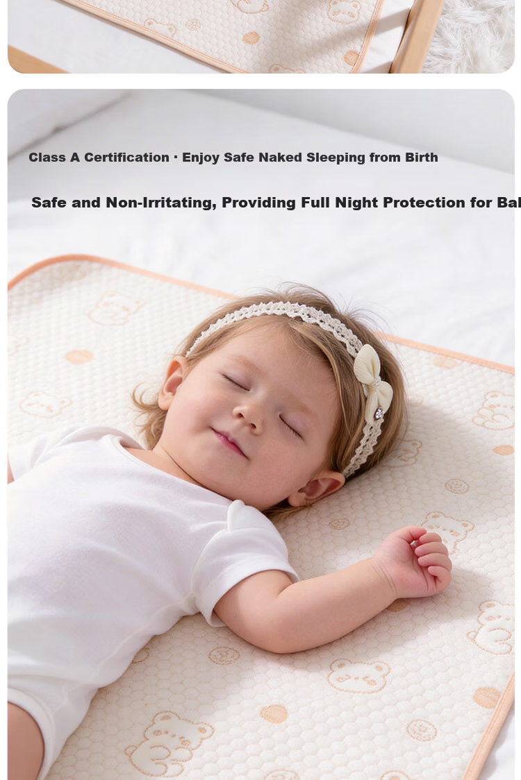 Magmorn Baby Urine Pad Summer Ice Cooling Breathable Antibacterial Mattress Baby Ice Bean Cooling Mat 100*150cm 5