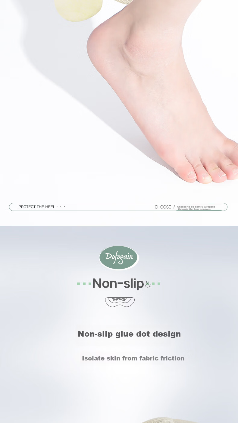Oriental Footprint 3 Pairs Heel Pads Anti-Slip Anti-Friction High Heel Insoles Women's Shoe Heel Stickers Black 6