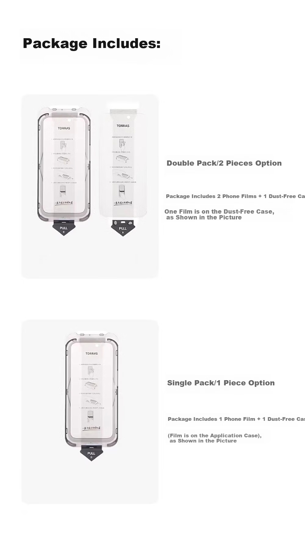 Torras Titan Crystal Diamond Screen Protector [AR Anti-Reflection] for iPhone 16 Pro Max Tempered Glass Film, High-Definition Full Coverage Anti-Fingerprint Phone Screen Protector for Apple 16 Pro Max 20