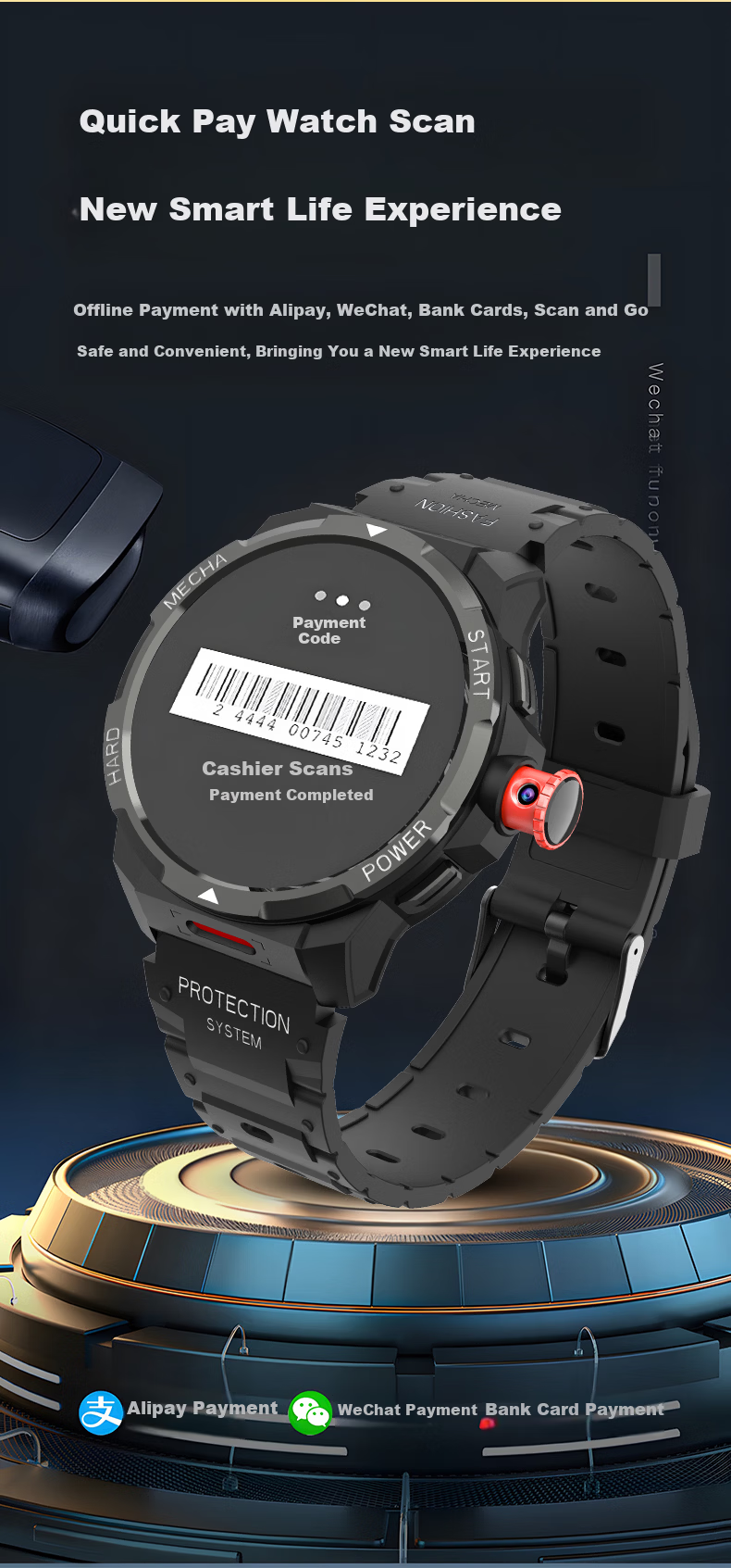 HUWXMAXI Smart Phone Watch for Kids and Teens 12-18 Years Old with SIM Card, GPS Locator for Middle and High School Students 2