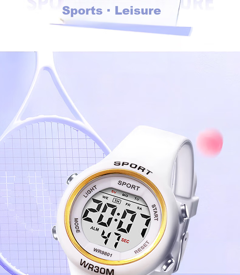YAJIA Digital Watch Waterproof Multifunctional Sports Student Watch for Kids Teens Fashion Ins Style 3