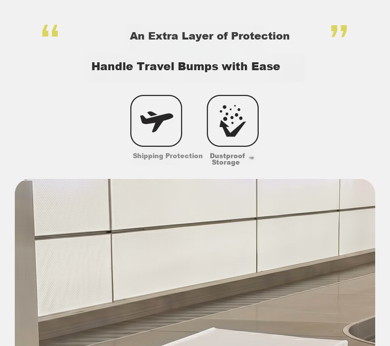 90 Points Luggage Dust Cover Rhine River PRO Series Thickened Protective Cover for Checked Luggage 26 Inch 3