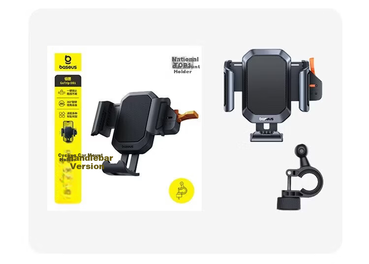 BASEUS Mobile Phone Holder for Electric Bike Riders Bicycle Road Bike Motorcycle Navigation Phone Mount 18