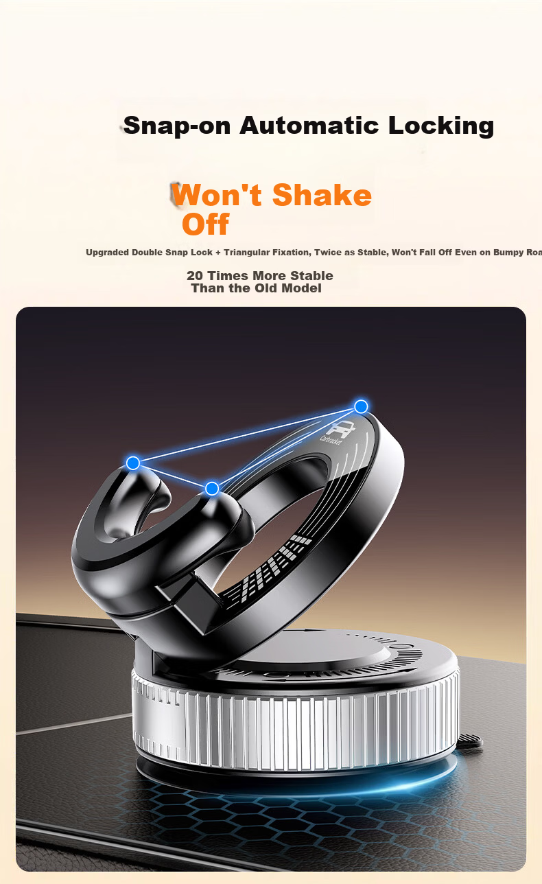 Howtreats Car Phone Holder Dashboard Mount Car Navigation Phone Stand 2026 New Model 4