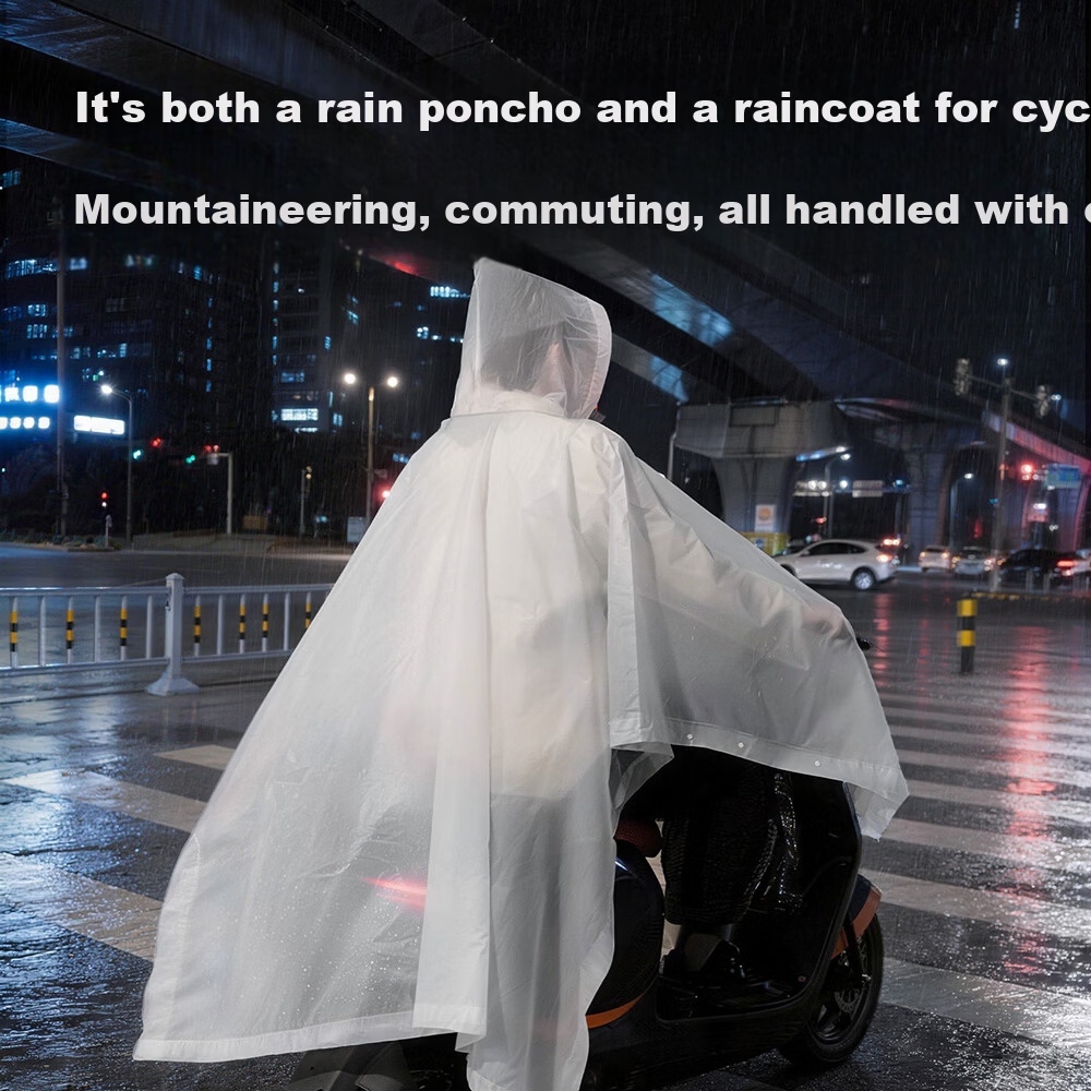 BANANA TRIP Disposable Raincoat Backpack-Friendly School Cycling Rain Poncho [New Material] Thickened Portable Kids Raincoat