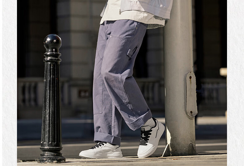 361° Yuhang Casual Men's Shoes Summer Breathable White Thick-Soled Versatile Sports Sneakers Board Shoes Men 672616620-1 13