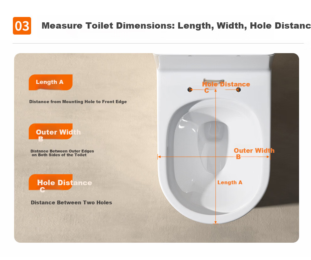 Songjing Universal Thickened Toilet Seat Cover Household Anti-Break Old-Style Flush Toilet Seat Ring Accessory Silent Lid 6