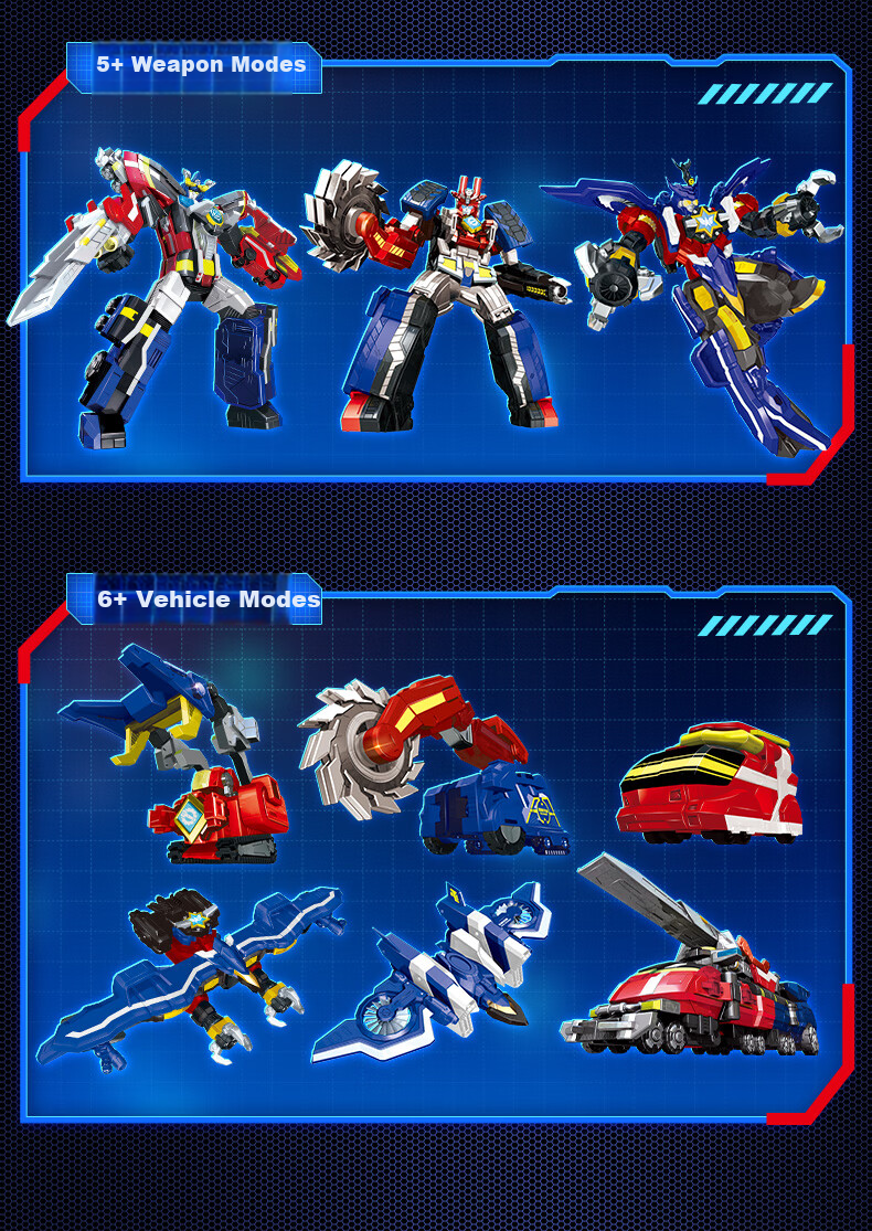 AULDEY Giant God Battle Team 30CM Transforming Robot King Kong Burst Battle King Legendary Edition Children's Day Gift 11