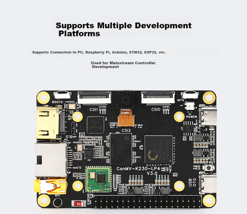 ChuangLeBo K230 Development Board CanMV K230 3.0 AI Development Board Vision Recognition Module Camera Artificial Intelligence 17