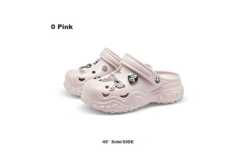 CAMEL Women's Panda Collaboration Hollow-out Platform Breathable Beach Sandals L26M162034 Off-white Size 37 16