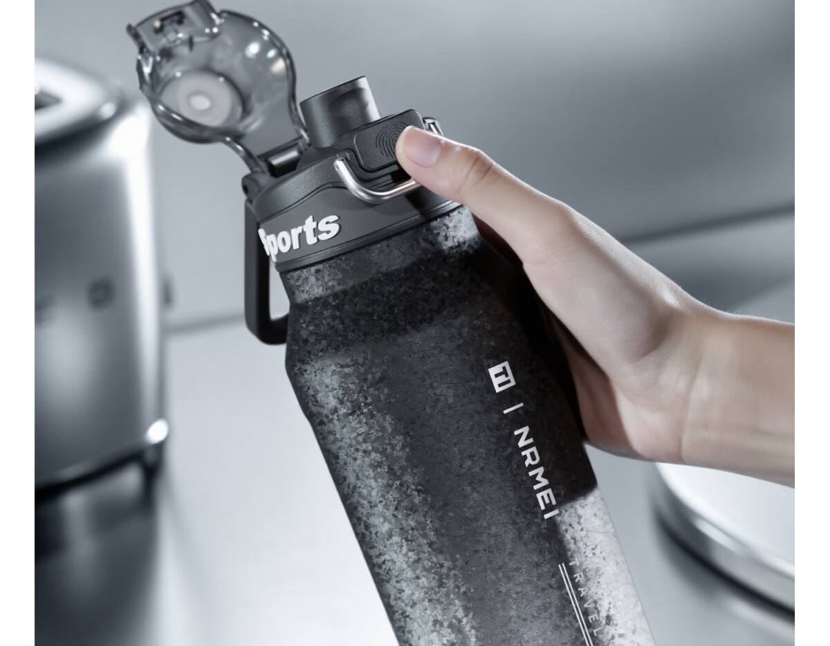 ERM Pure Titanium Insulated Water Bottle Men's Large Capacity Lightweight Outdoor Sports Portable Cycling Pure Titanium Flask Cup 20