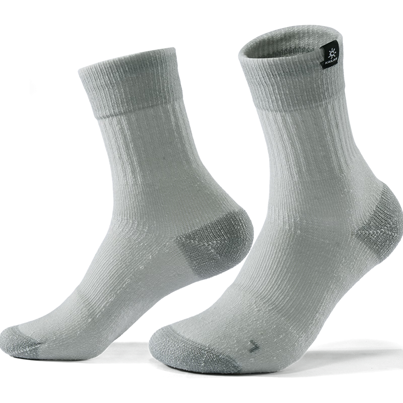 KAILAS Kailas Women's Mid-Calf Snow Hiking Socks KH2601201 Light Gray S