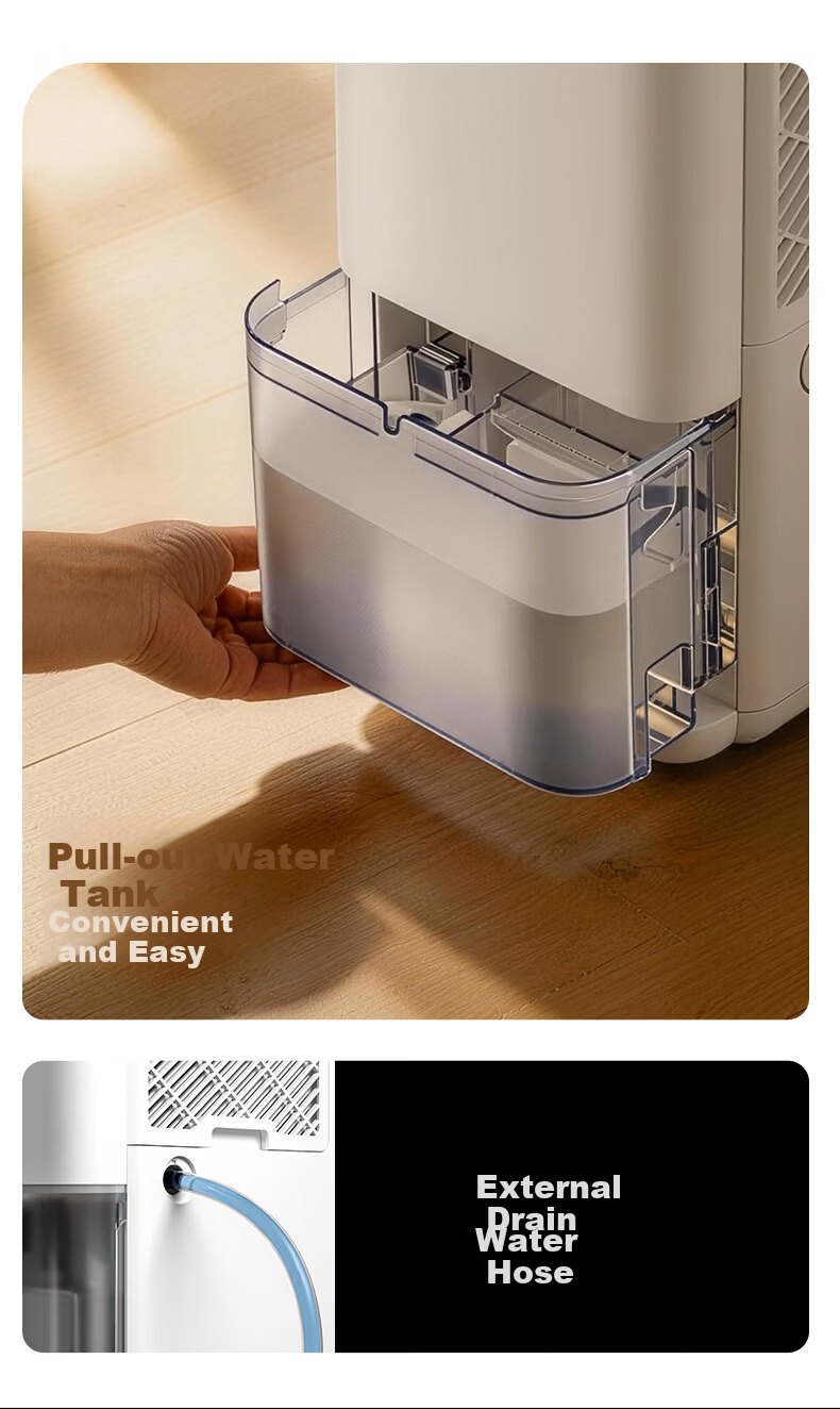 EDISON Dehumidifier 18L Daily Dehumidification for 20-40㎡ Quiet Home Moisture Absorber for Indoor Villa Basement Industrial Small Essential 16