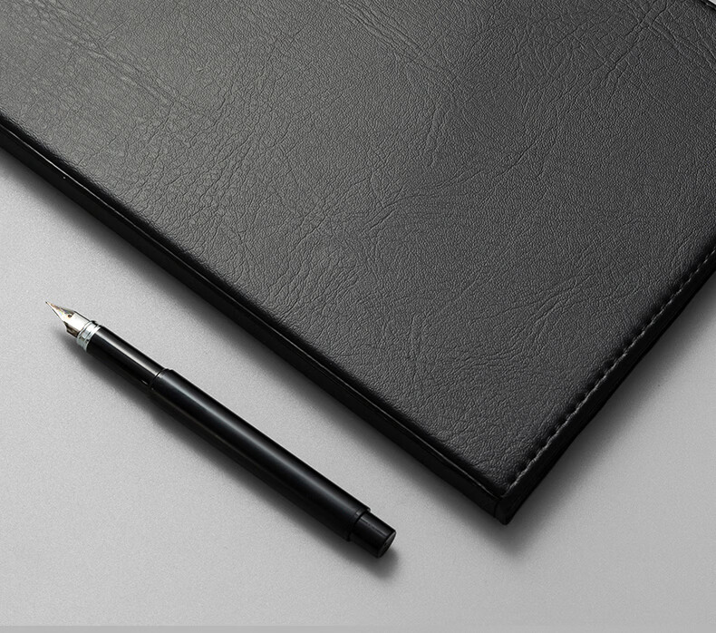 M&G Color-Block Soft Leather Cover Notebook, Meeting Office Supplies, Conference Record Book, Affordable Diary, Journal, Business 25K120 Single Book APYD2K78 14
