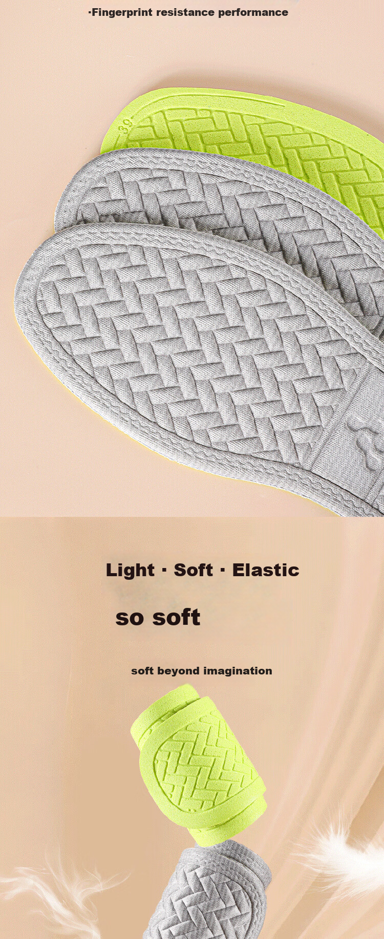JVBV 3 Pairs Men's Deodorant Insoles Sweat-Absorbing Breathable Anti-Odor Thin Sports Insoles Size 43-44 6