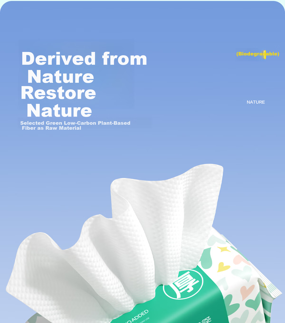 Ouyi Disposable Facial Cleansing Wipes, Portable Home Travel Soft Thick Pearl Texture Towel, 100 Sheets 10