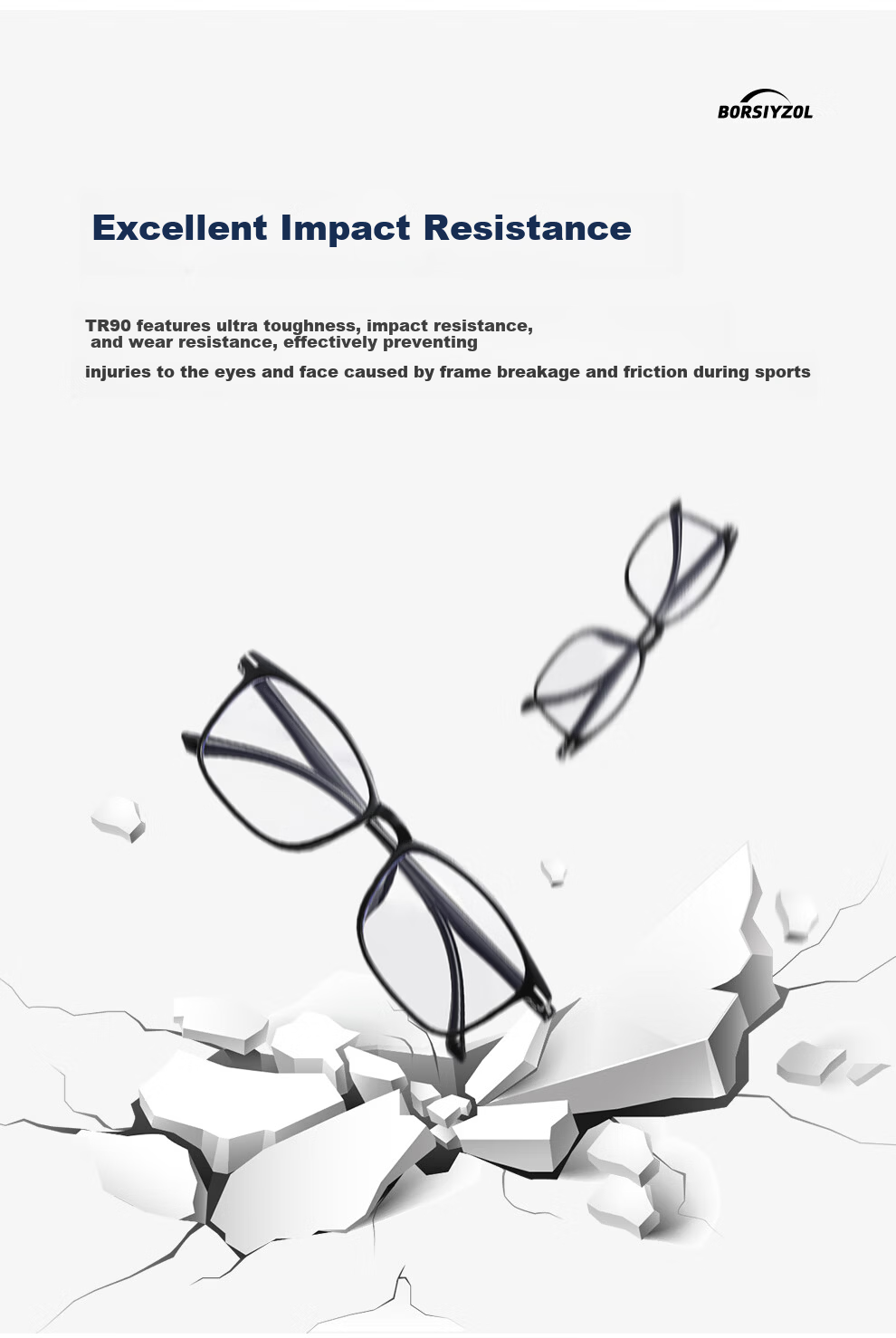 BoshiZhe Reading Glasses for Men and Women JD Self-operated Official Genuine 8013 Coated Black +4.00 Diopter 7