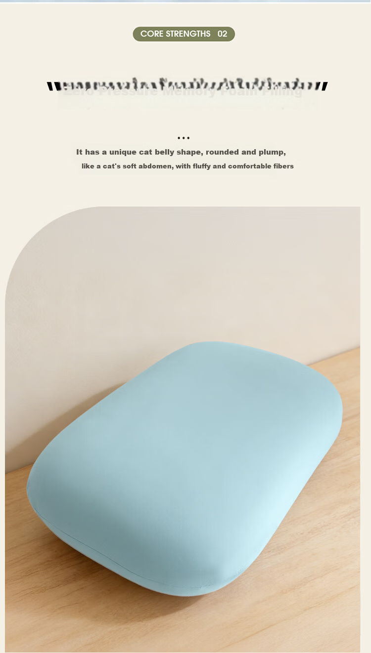 MINISO Multifunctional Pillow Office Nap Pillow Prone Sleeping Pillow Lumbar Support Student Nap Essential Portable Cushion 8