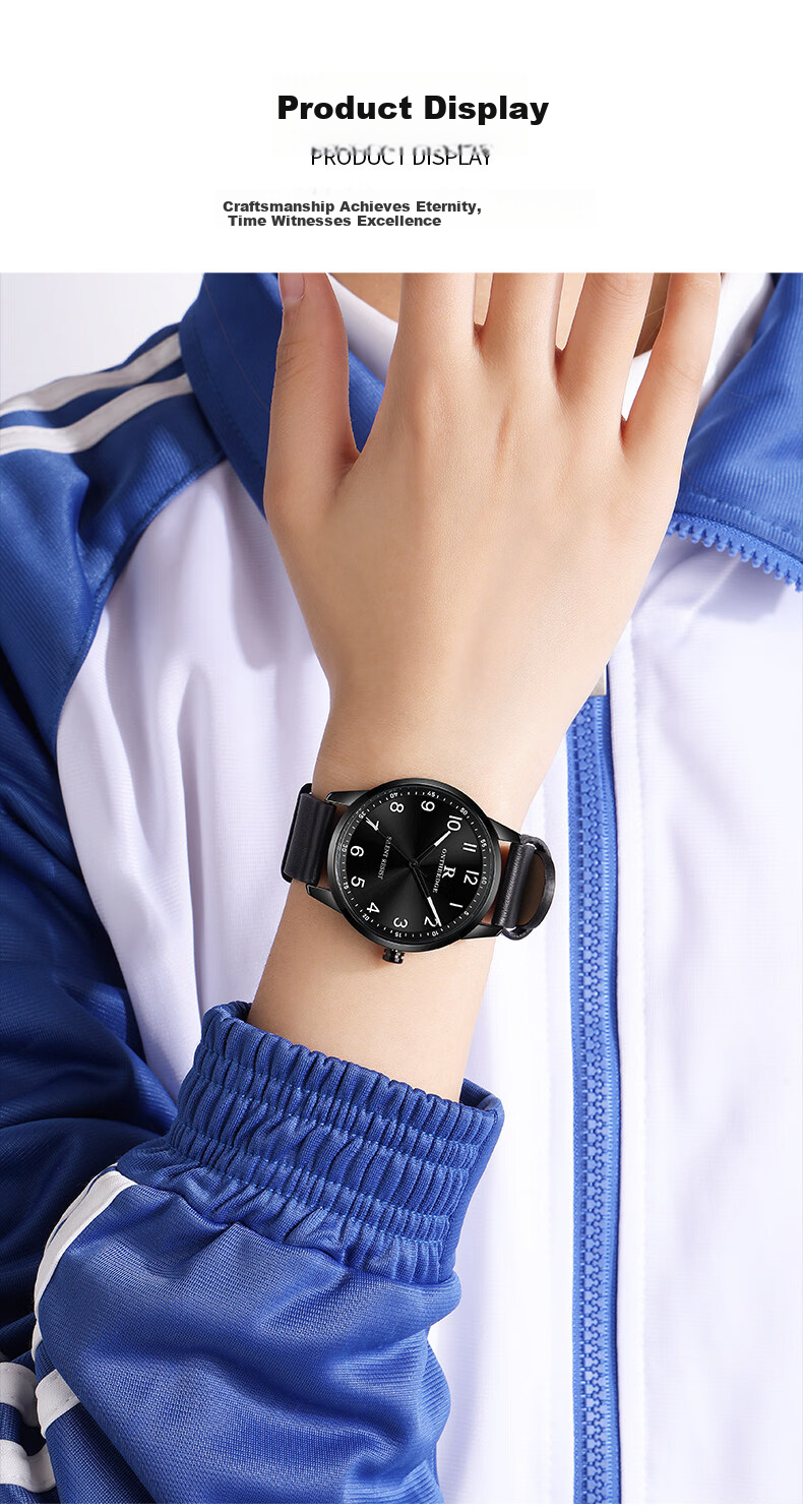 ONTHEEDGE Exam Watch for College Entrance Exams, High School Students, Civil Service Exams, Postgraduate Entrance Exams, Silent, Waterproof, Time-Telling Only 6