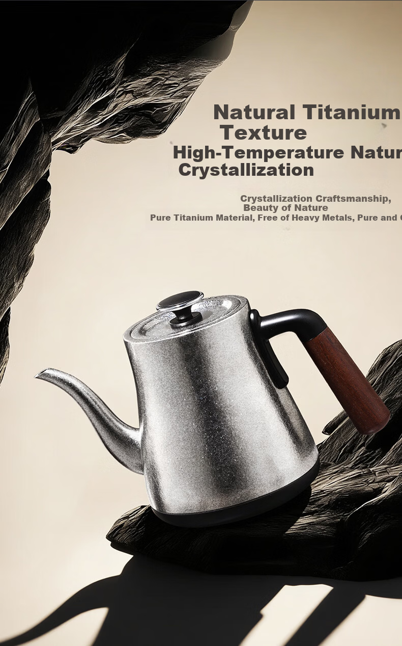 Biooner Pure Titanium Fully Automatic Water Filling Electric Kettle Tea Table Water Boiler Tea Brewing Integrated Tea Table Kettle Electric Tea Stove RY-D10 3