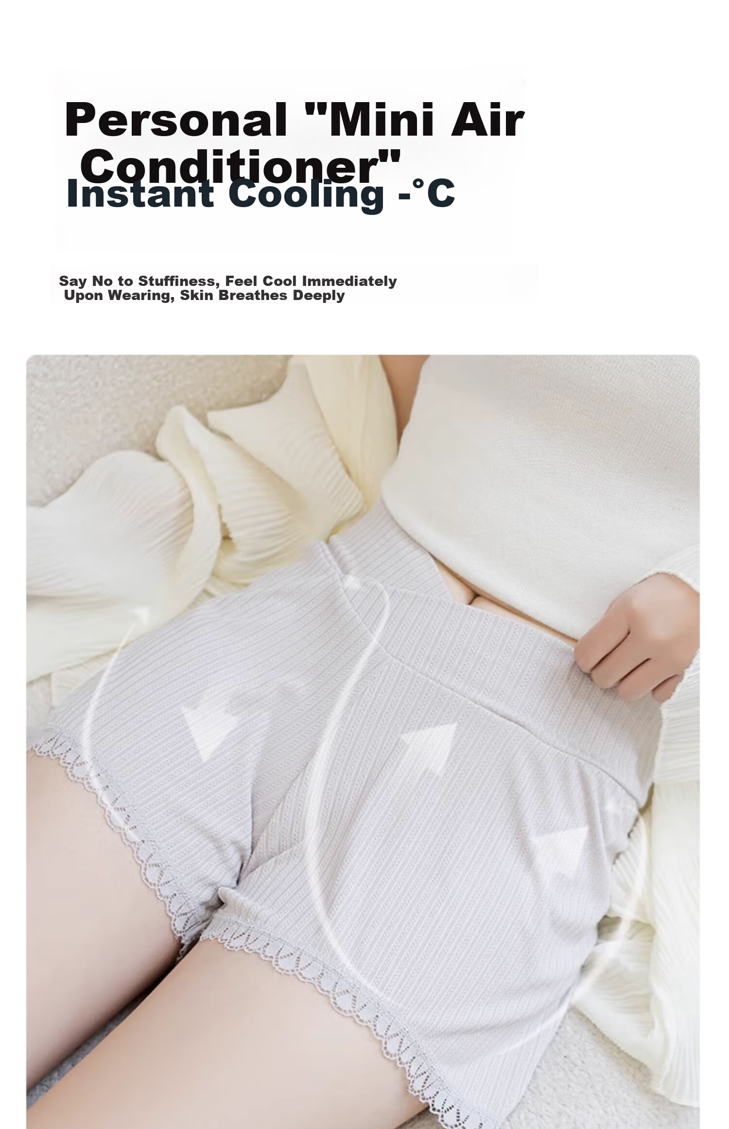 JOYNCLEON Maternity Safety Shorts Summer Thin Outerwear Leggings Anti-Exposure Pregnancy Ice Silk Bermuda Shorts Skin Color XL Jyk69488 6