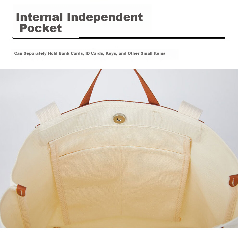 MEGA STONE Women's Bag 2026 New Large Capacity Commuter Handheld Canvas Casual Shoulder Bag Birthday Gift for Women 4