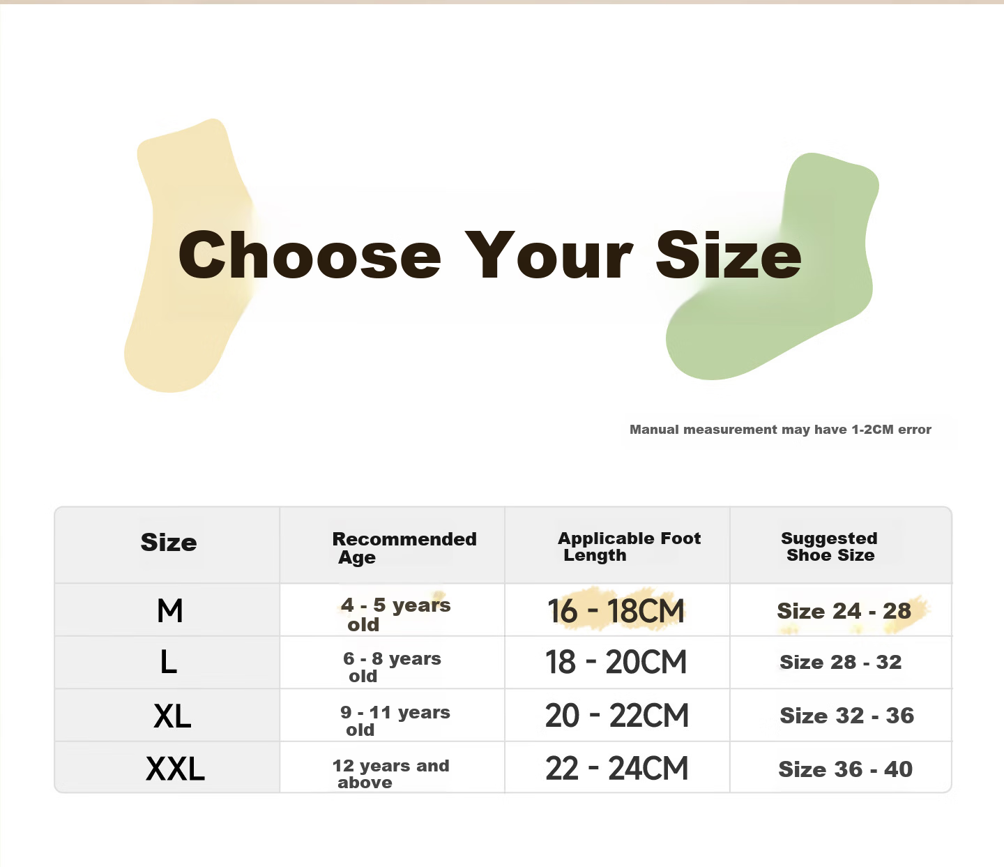 Mianzhu Wool Children's Socks Spring Summer Boys Girls Non-Slip Solid Color Thick Mid-Calf Socks 4 Pairs 5