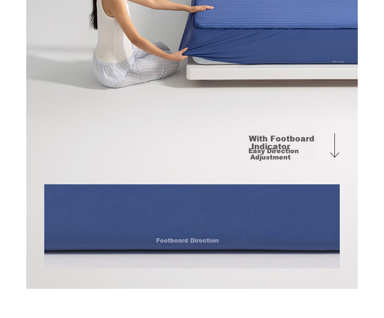 Meiduo Jia Class A Antibacterial Mite-Resistant Cooling Silicone Mat Pro Home Machine Washable 1.8m Glacier Blue 18