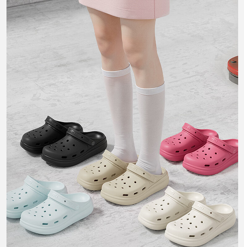 Puxi Cloud Hollow Shoes Women's Summer Outdoor 2026 New Breathable Soft Sole Sandals Unisex Light Sand Color Size 35-36 15