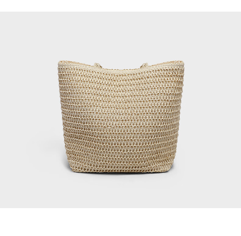 Love Sea Woven Bag Women's Straw Beach Large Capacity Tote Fashion Birthday Gift Premium Feel for Girlfriend Wife 24