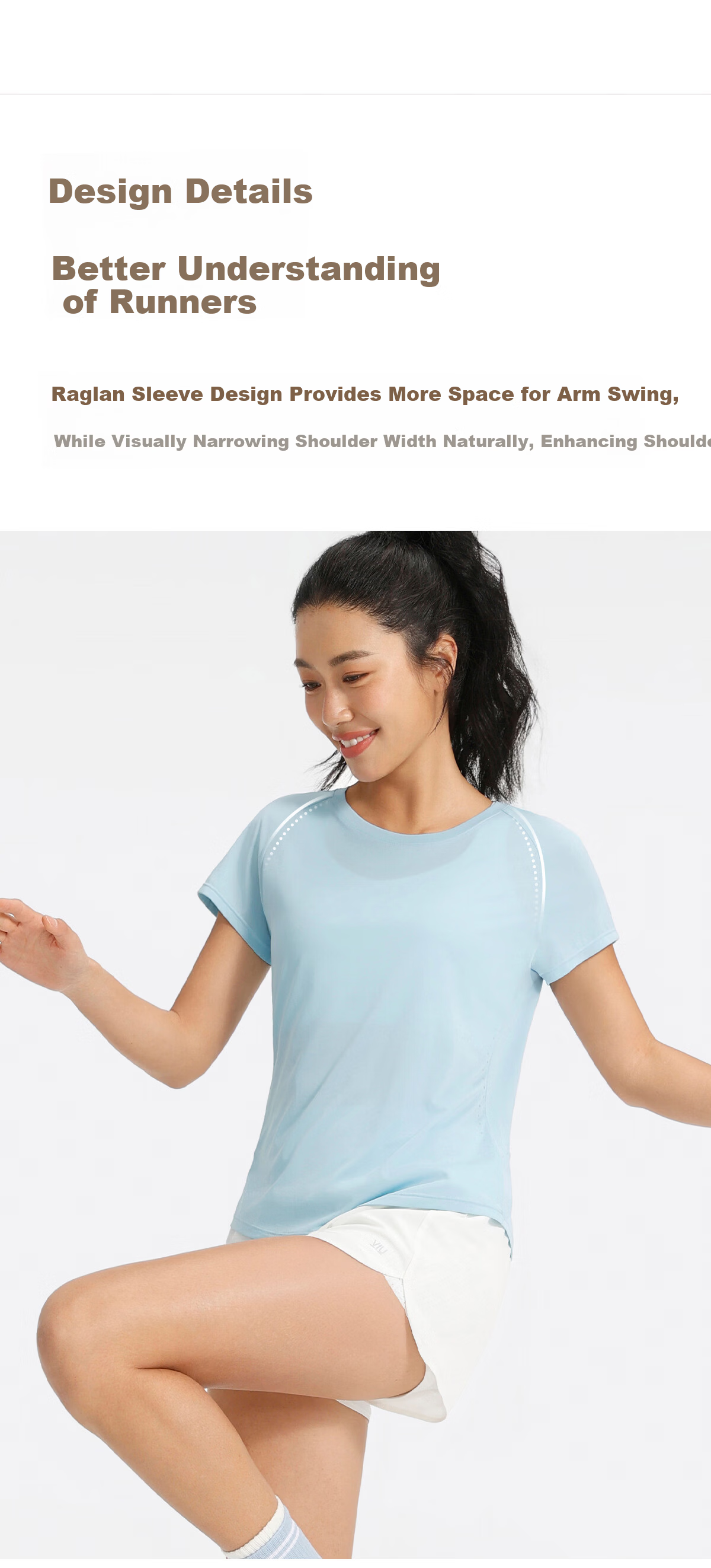 VFU Sports Short Sleeve Quick-Dry Breathable Professional Training Running T-Shirt Lightweight Yoga Wear 2026 New Style Creek Blue S 3