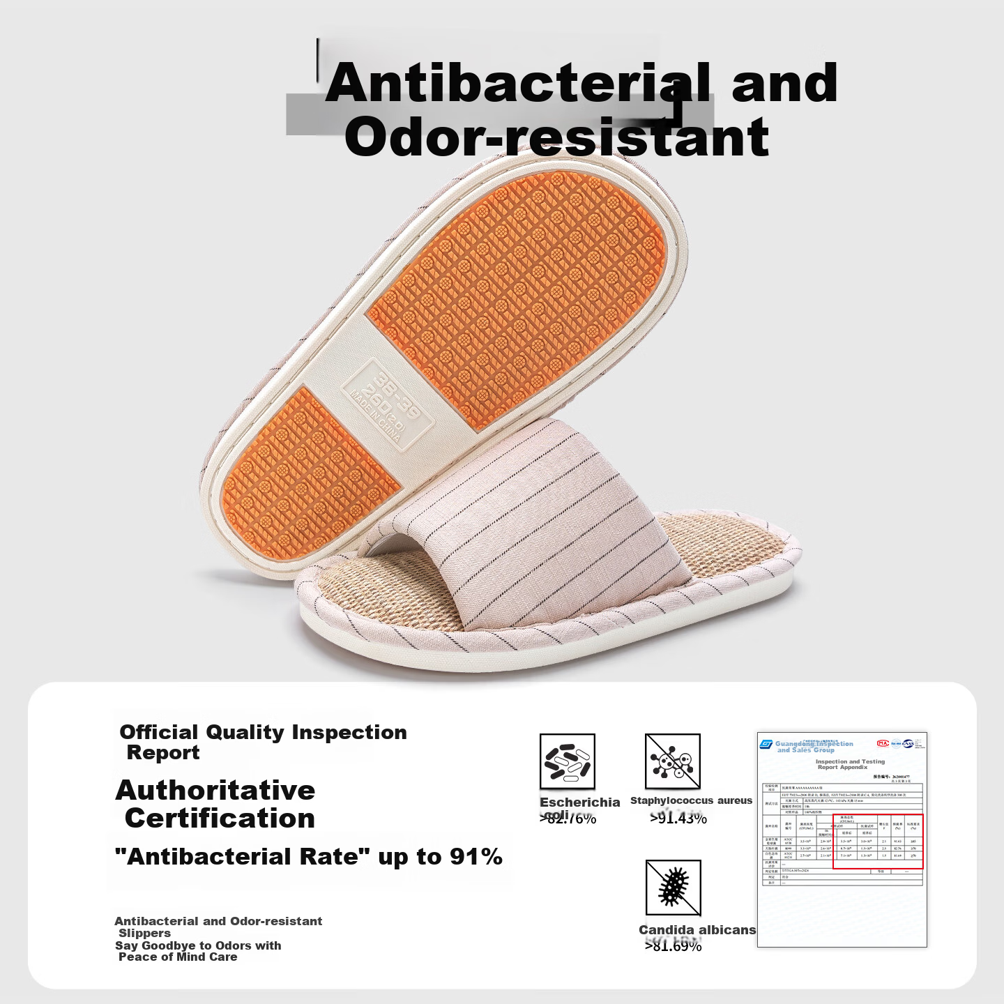 Soft Non-Slip Linen Slippers for Men Spring Summer Couples Indoor Home Antibacterial Deodorant Silent Floor Cotton Linen Slippers for Women