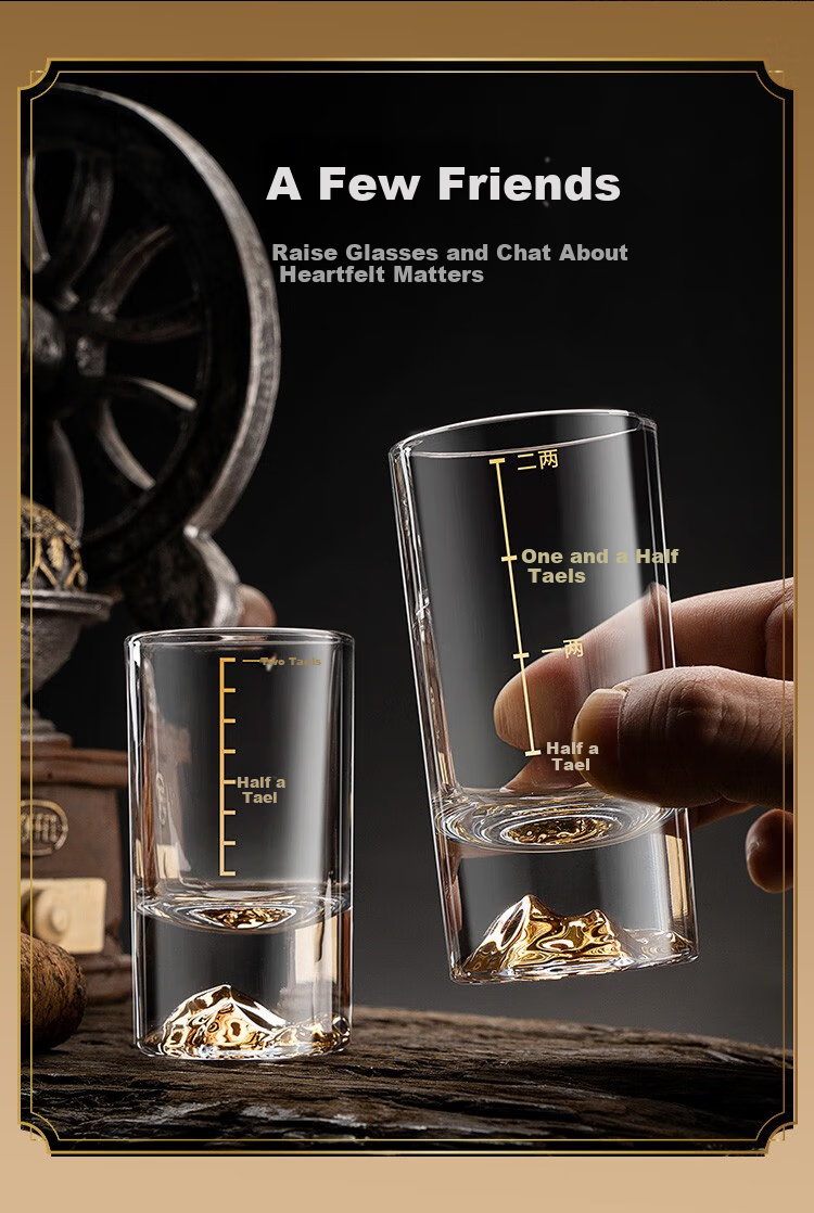 FANKAQI Luxury High-End Crystal Glass 60ml Baijiu Cups Set of 6 for Home, Hotel, and Business Use 10