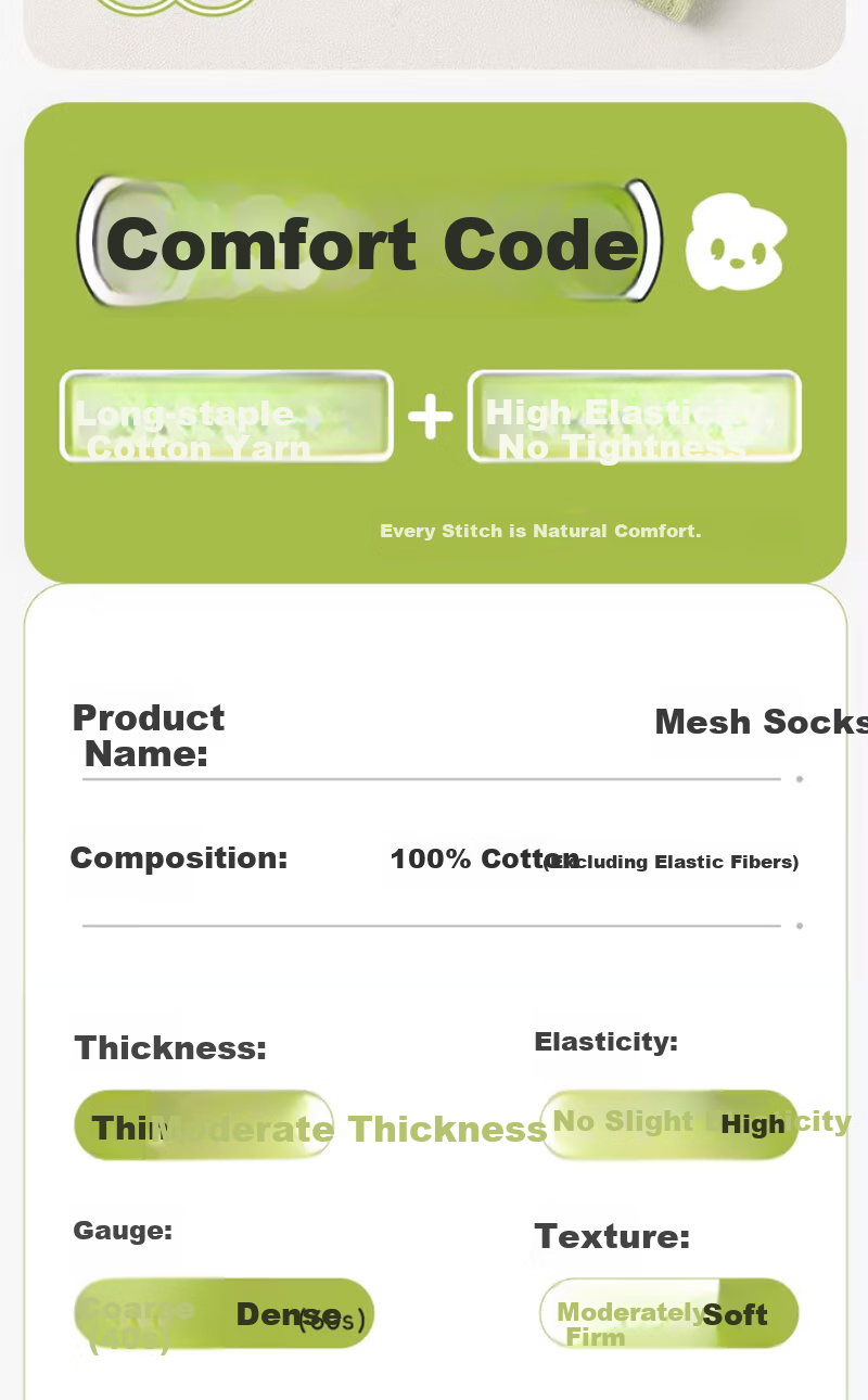 Cotton Full Children's Socks Summer Thin Pure Cotton Antibacterial Boys Mesh Mid-Calf Socks 6 Pairs 10