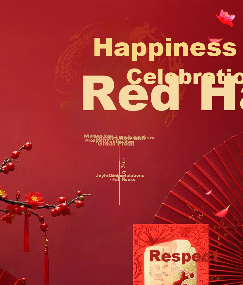 Jinlongxing Large Red Envelopes Lucky Money Packets Wholesale 60pcs Big Size Wedding Birthday Celebration Bonus Red Packets 1