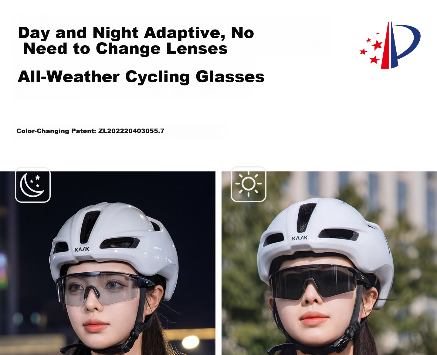 CAPONI Cycling Glasses Prescription Clip-On Day and Night Photochromic Outdoor Mountaineering Sports Protective Sunglasses Unisex 13