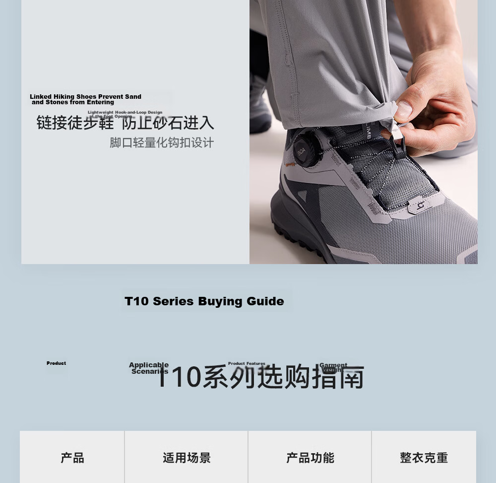 KAILAS Men's T10-LT Quick-Dry Softshell Pants CORDURA Lightweight Durable Outdoor Hiking Stretch Pants Summer 12